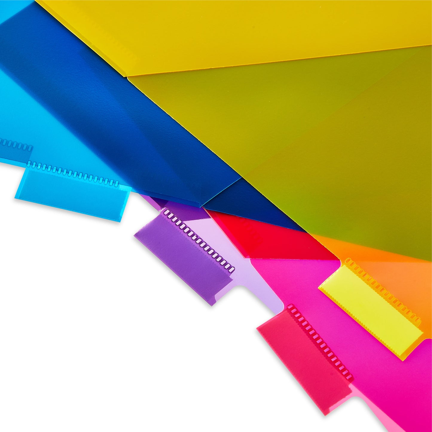 Vibrant Color 8-Tab Dividers with Pockets