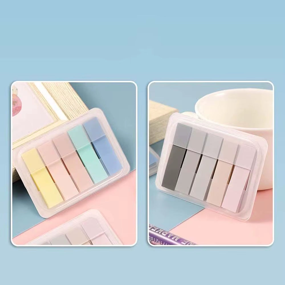 Vintage Morandi Index Memo Pad Posted It Sticky Notes Paper Sticker Notepad Bookmark School Supplies Kawaii Stationery