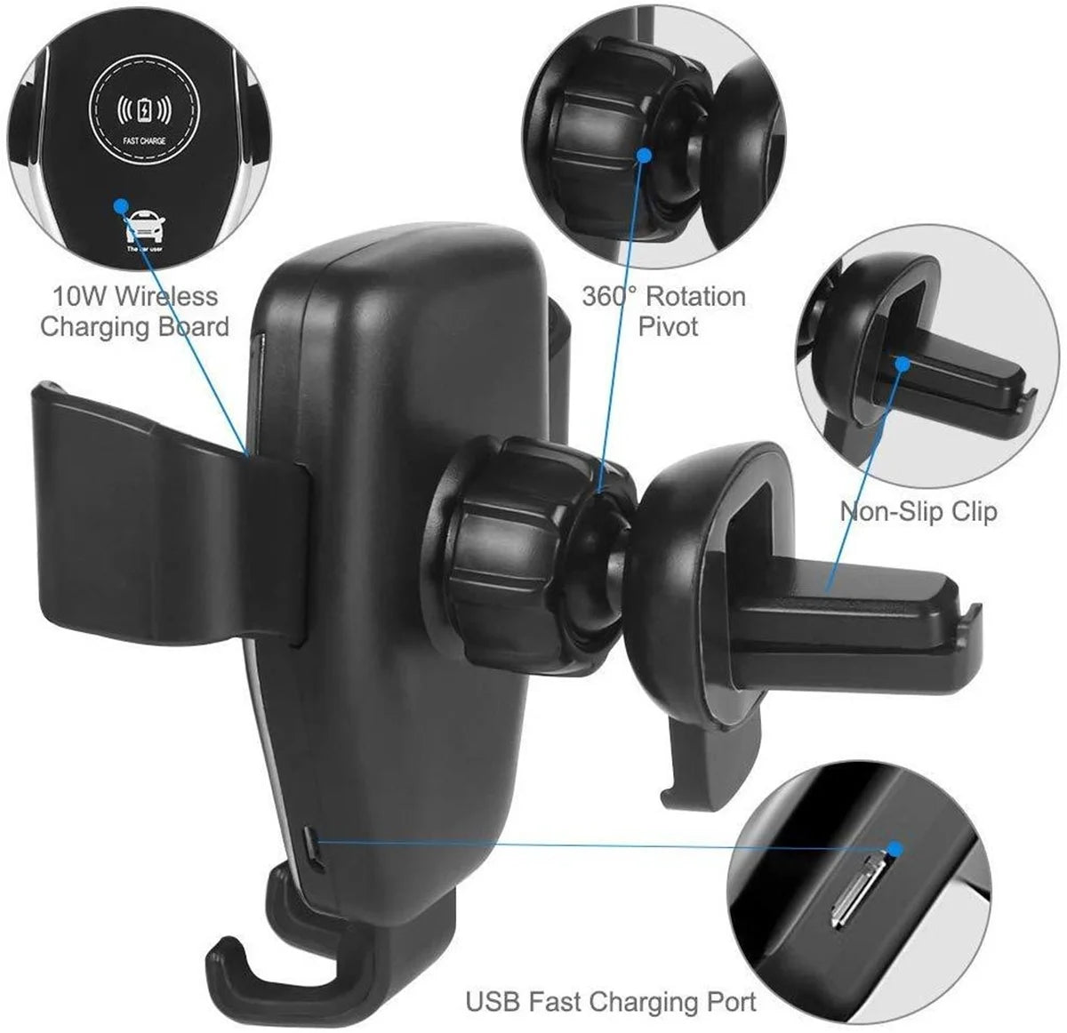 Auto Fast Charging Clamping Iphone