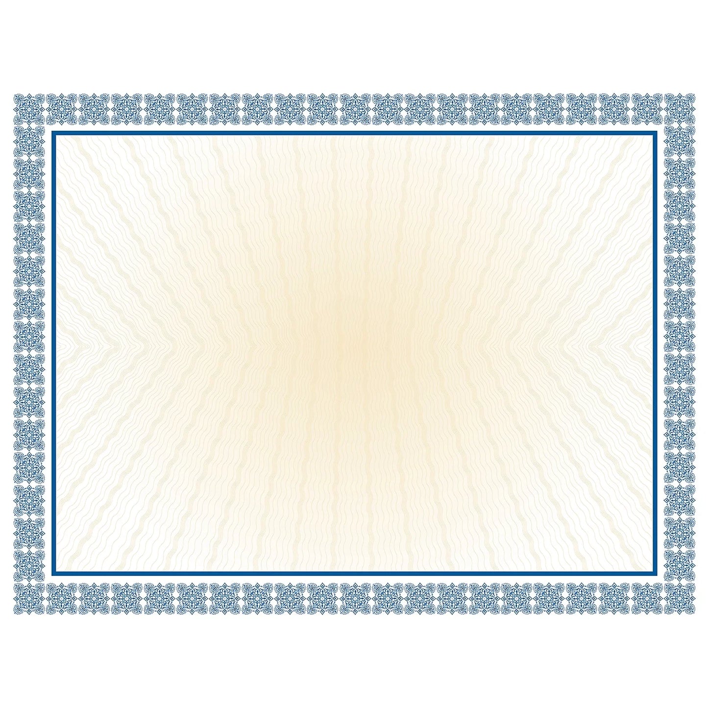 Masterpiece Studios Certificates 8.5" X 11" Westminster Blue 100/Pack (961032)
