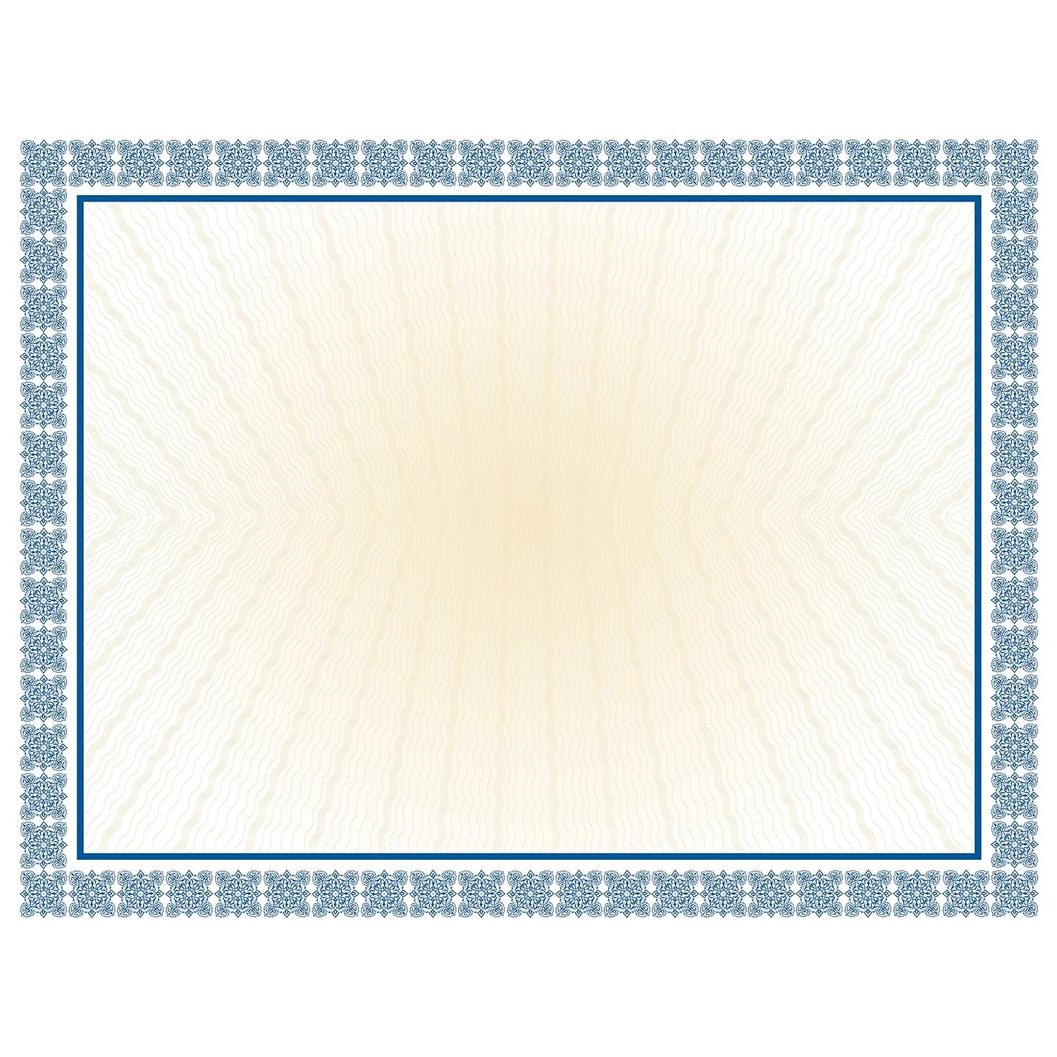 Masterpiece Studios Certificates 8.5" X 11" Westminster Blue 100/Pack (961032)