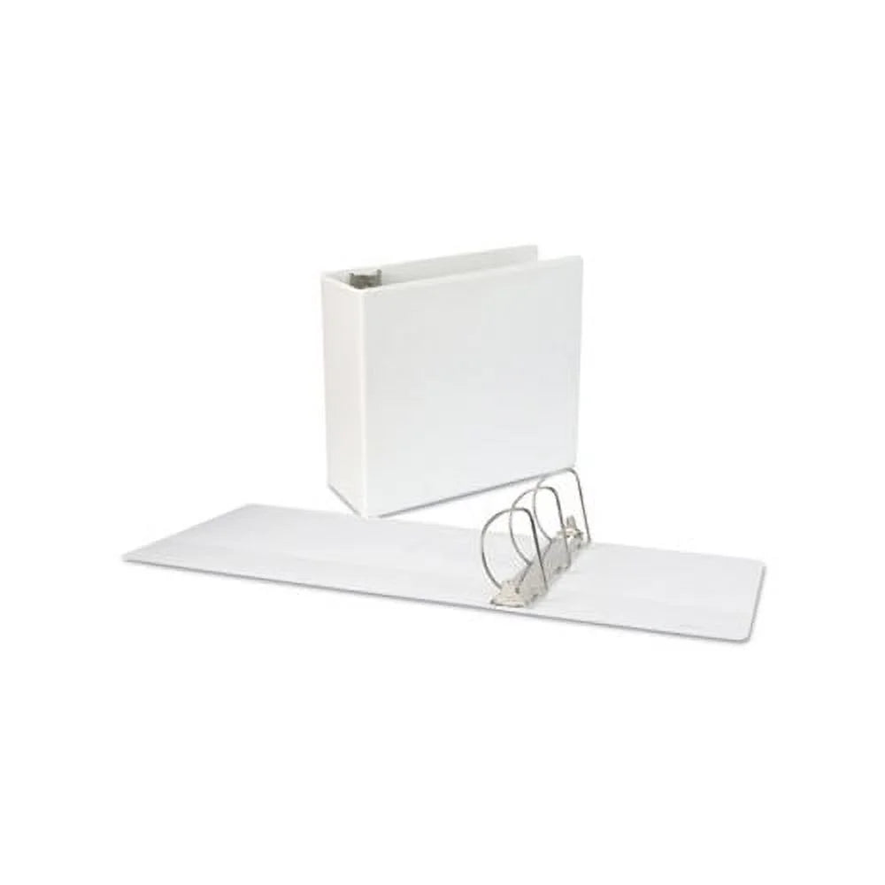 Slant-Ring View Binder 3 Rings, 5" Capacity, 11 X 8.5, White