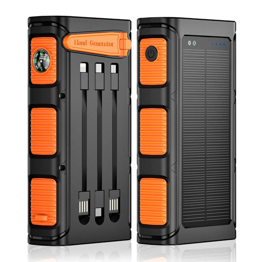 Ultimate 49800mAh Solar Power Bank with 20W Fast Charging - Perfect for Outdoor Adventures, Camping, and Travel