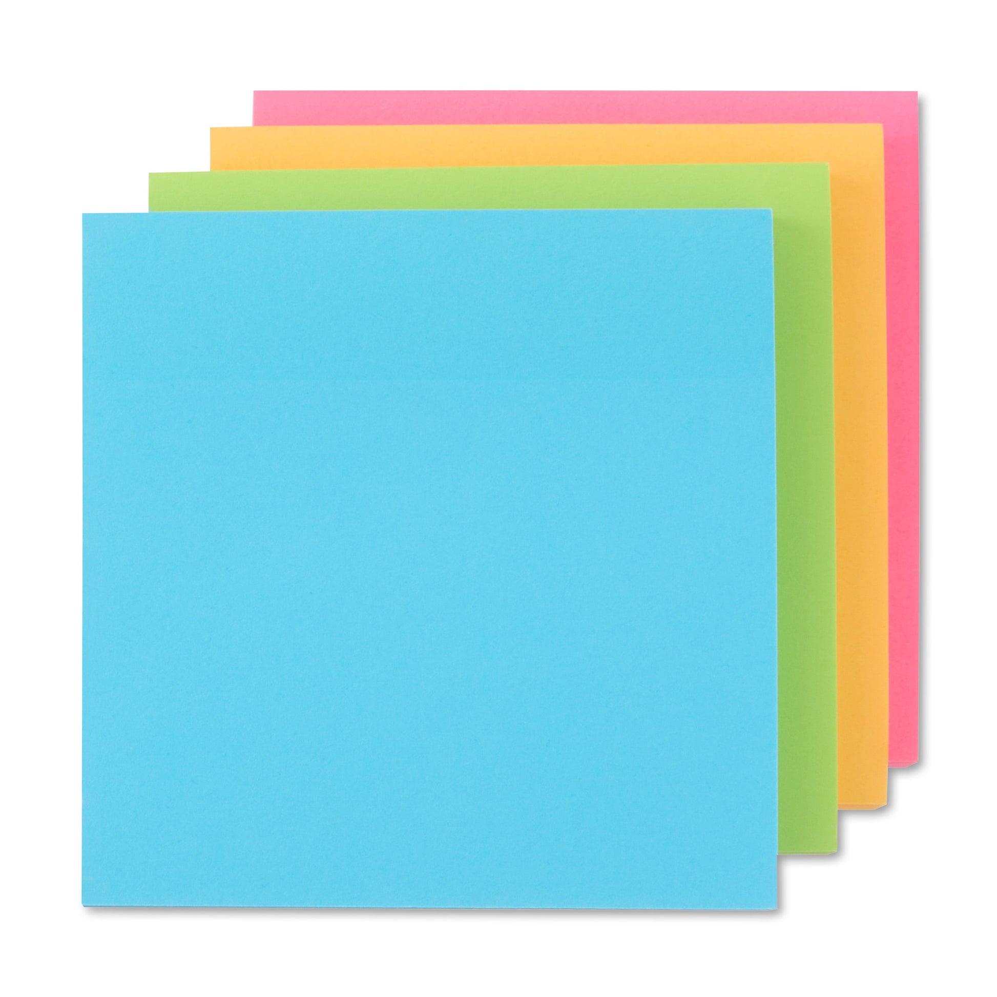 Pen + Gear Paper Sticky Notes, Neon, 3" X 3", 1680 Sheets, 24 Counts
