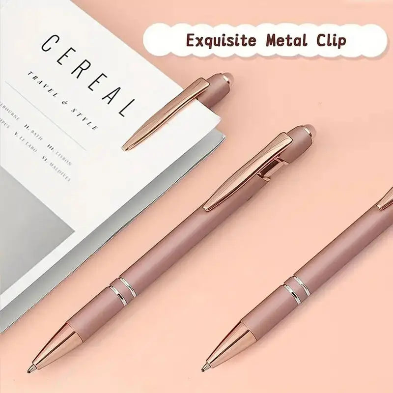 Ball Point Pens Multipurpose Retractable Ballpoint Pens Black Ink Pens Positive Quotes Smooth Ballpoint Pens Writing Supplies