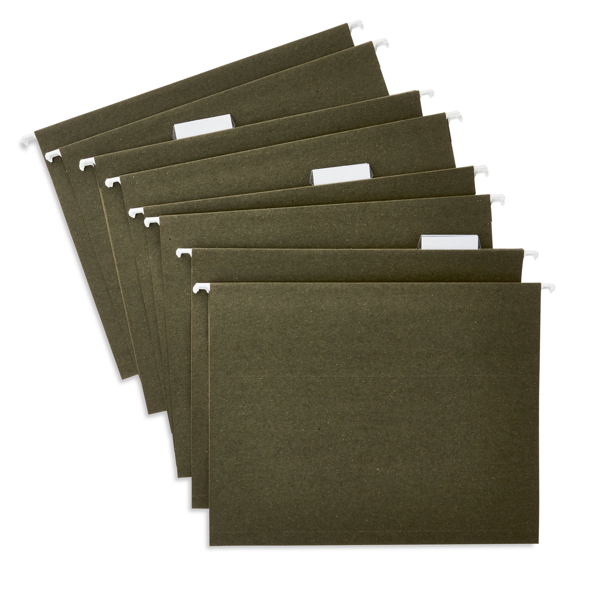 Letter Size Hanging File Folders, Green, 12 Count
