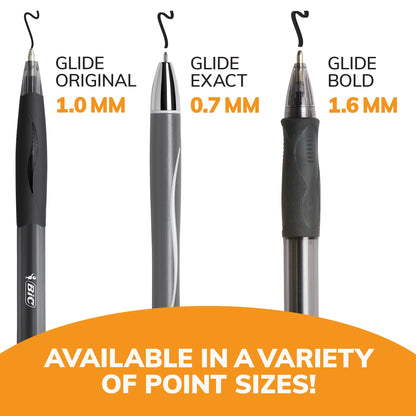 Glide Bold Retractable Ball Pen, Bold Point, 1.6Mm, Black Ink, 36 Count