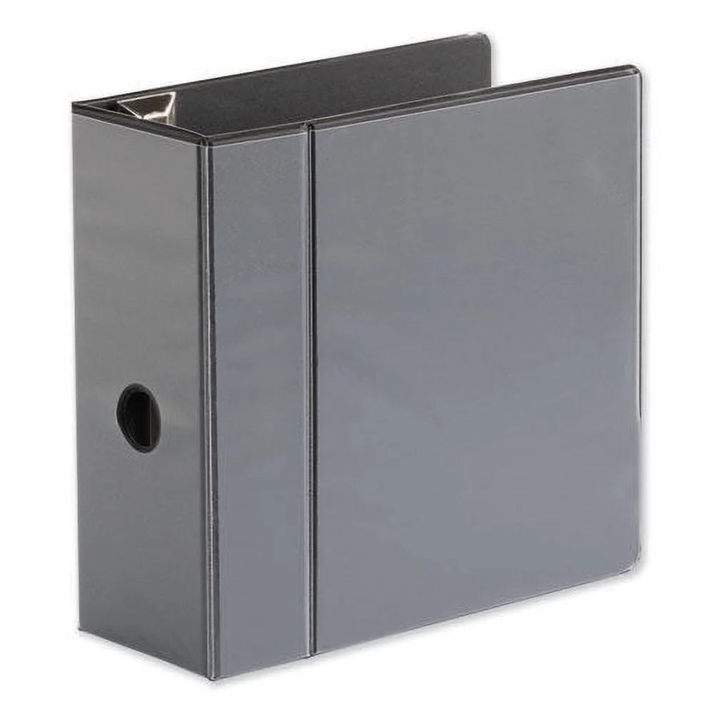 (3 Pack)  UNV30755 Deluxe Easy-To-Open 5 In. Capacity 11 In. X 8.5 In. (3) D-Ring View Binder - Black