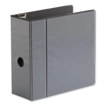 (3 Pack)  UNV30755 Deluxe Easy-To-Open 5 In. Capacity 11 In. X 8.5 In. (3) D-Ring View Binder - Black