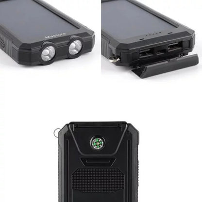 Power Up Anywhere: 2023 Super 5000000mAh Waterproof Solar Power Bank with Dual USB Ports for All Your Devices