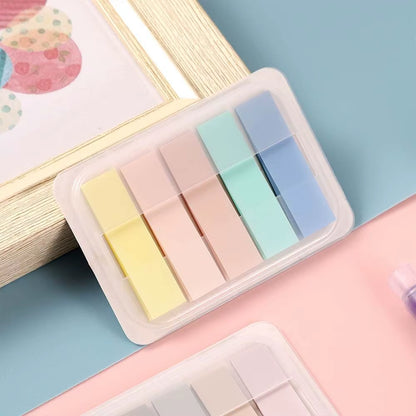 Vintage Morandi Index Memo Pad Posted It Sticky Notes Paper Sticker Notepad Bookmark School Supplies Kawaii Stationery