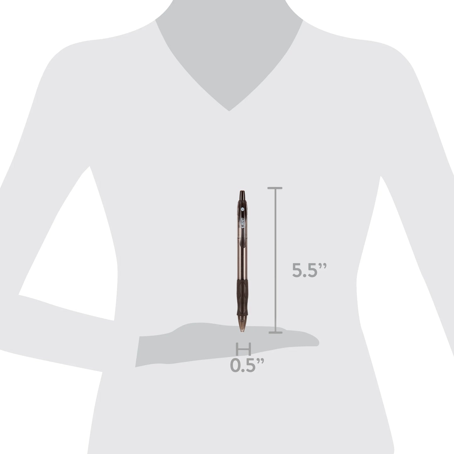 Glide Bold Retractable Ball Pen, Bold Point, 1.6Mm, Black Ink, 36 Count