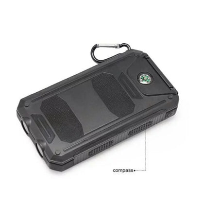 Power Up Anywhere: 2023 Super 5000000mAh Waterproof Solar Power Bank with Dual USB Ports for All Your Devices
